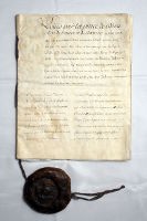 Договор между Францией Пруссией и Швецией. Швеция. Стокгольм. 18-29 мая 1747 г. Из коллекции профессора Д.Н. Фиалкова.