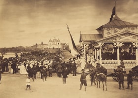 Встреча Цесаревича Николая в Омске, 1891 
Фото И.Кесслера