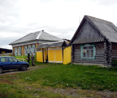 Деревня Ермаковка Тарского района. Встреча со сдатчиками