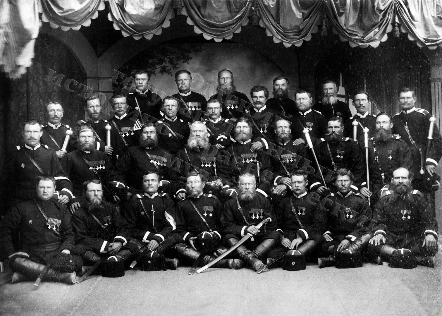 Депутация 1-го отдела Сибирского Казачьего войска. 1891 г.